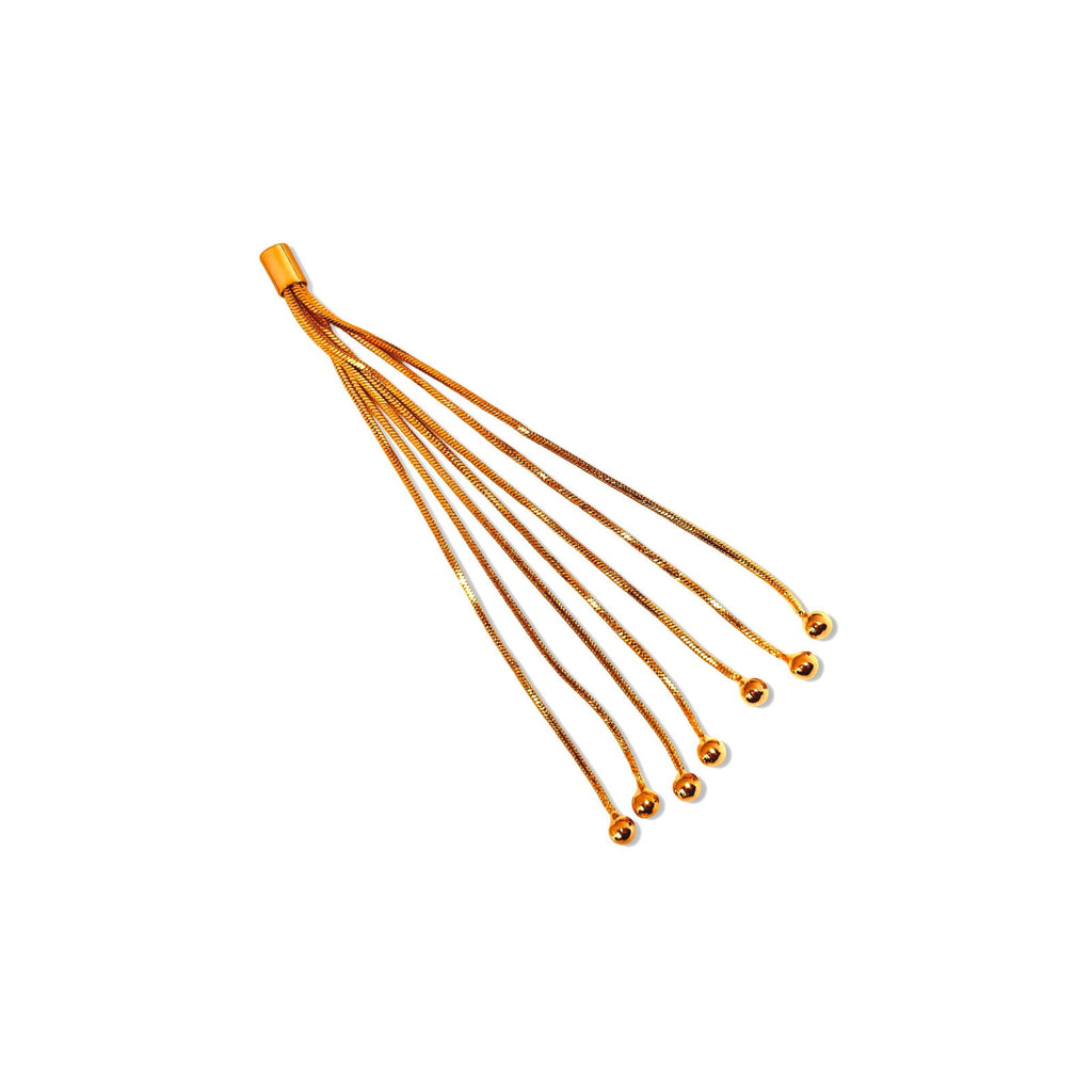 18K gold-plated long multi-chain tassel earrings – lightweight statement dangle - Statement bold elegant gold plated earrings - hypoallergenic anti‑tarnish waterproof nickel‑free lead‑free gold plated earrings - scratch‑resistant fade‑resistant water‑resistant gold plated earrings
